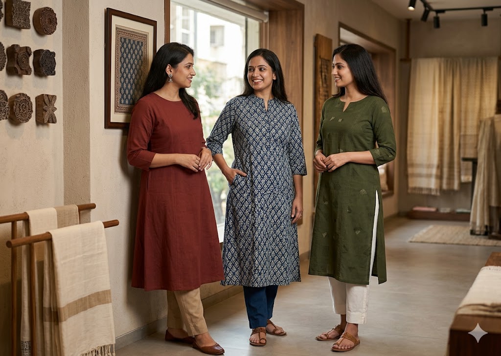 cotton kurtis for women