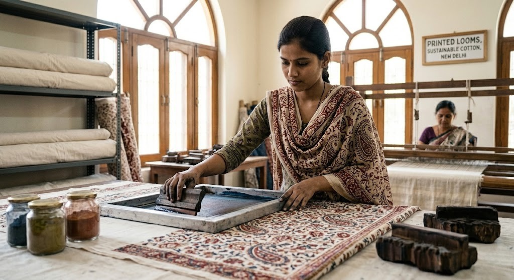 sustainable cotton kurti fabric