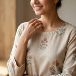sustainable cotton kurti fabric
